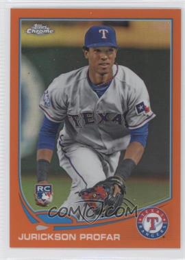 2013 Topps Chrome - [Base] - Retail Orange Refractor #57 - Jurickson Profar