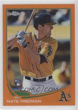 2013 Topps Chrome - [Base] - Retail Orange Refractor #97 - Nate Freiman