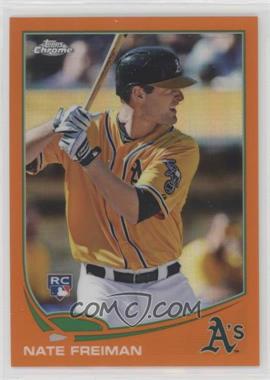 2013 Topps Chrome - [Base] - Retail Orange Refractor #97 - Nate Freiman