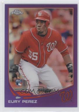 2013 Topps Chrome - [Base] - Retail Purple Refractor #101 - Eury Perez