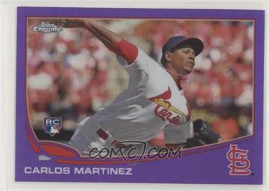 2013 Topps Chrome - [Base] - Retail Purple Refractor #107 - Carlos Martinez