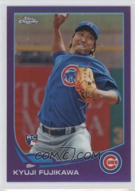 2013 Topps Chrome - [Base] - Retail Purple Refractor #130 - Kyuji Fujikawa