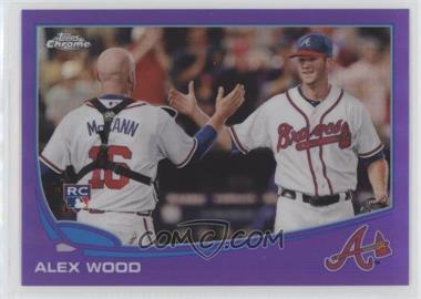 2013 Topps Chrome - [Base] - Retail Purple Refractor #164 - Alex Wood