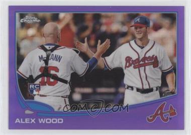 2013 Topps Chrome - [Base] - Retail Purple Refractor #164 - Alex Wood