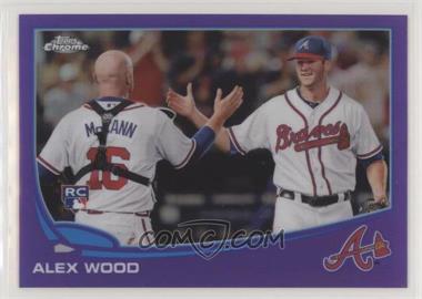 2013 Topps Chrome - [Base] - Retail Purple Refractor #164 - Alex Wood