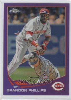 2013 Topps Chrome - [Base] - Retail Purple Refractor #167 - Brandon Phillips