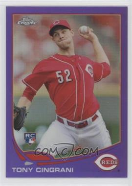 2013 Topps Chrome - [Base] - Retail Purple Refractor #171 - Tony Cingrani