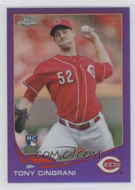 2013 Topps Chrome - [Base] - Retail Purple Refractor #171 - Tony Cingrani