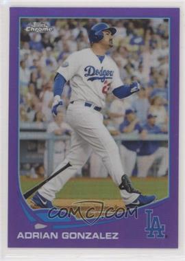 2013 Topps Chrome - [Base] - Retail Purple Refractor #19 - Adrian Gonzalez