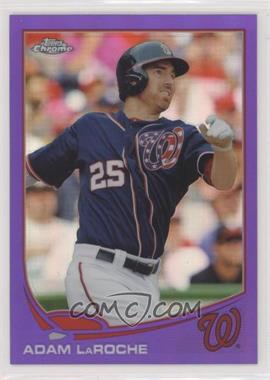 2013 Topps Chrome - [Base] - Retail Purple Refractor #190 - Adam LaRoche [EX to NM]