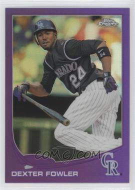 2013 Topps Chrome - [Base] - Retail Purple Refractor #191 - Dexter Fowler