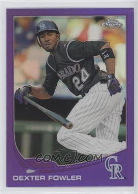 2013 Topps Chrome - [Base] - Retail Purple Refractor #191 - Dexter Fowler