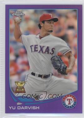 2013 Topps Chrome - [Base] - Retail Purple Refractor #199 - Yu Darvish