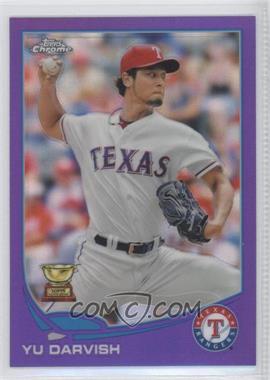 2013 Topps Chrome - [Base] - Retail Purple Refractor #199 - Yu Darvish