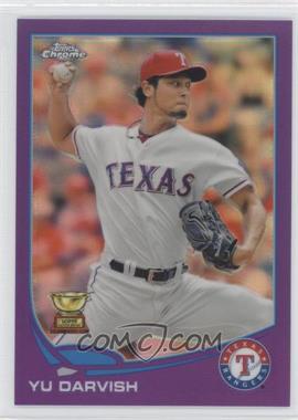 2013 Topps Chrome - [Base] - Retail Purple Refractor #199 - Yu Darvish