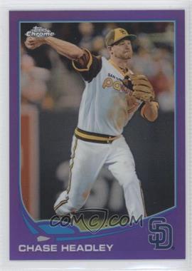 2013 Topps Chrome - [Base] - Retail Purple Refractor #31 - Chase Headley