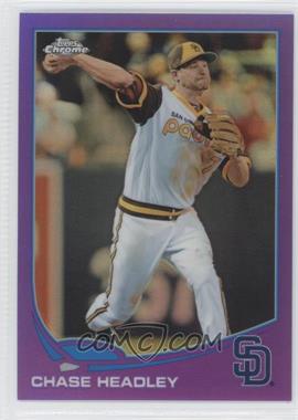 2013 Topps Chrome - [Base] - Retail Purple Refractor #31 - Chase Headley