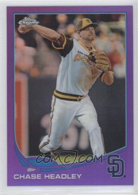 2013 Topps Chrome - [Base] - Retail Purple Refractor #31 - Chase Headley