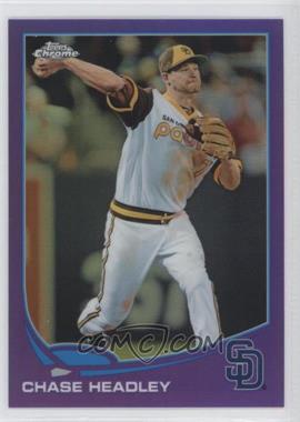 2013 Topps Chrome - [Base] - Retail Purple Refractor #31 - Chase Headley