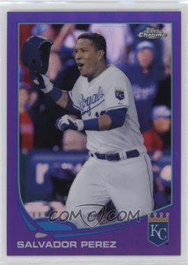 2013 Topps Chrome - [Base] - Retail Purple Refractor #45 - Salvador Perez