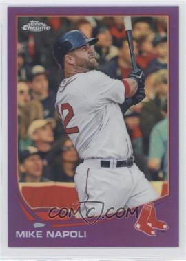 2013 Topps Chrome - [Base] - Retail Purple Refractor #46 - Mike Napoli