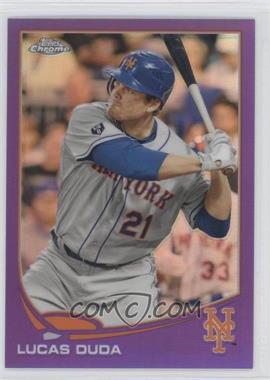 2013 Topps Chrome - [Base] - Retail Purple Refractor #5 - Lucas Duda