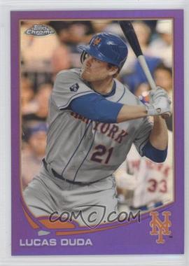 2013 Topps Chrome - [Base] - Retail Purple Refractor #5 - Lucas Duda