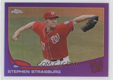 2013 Topps Chrome - [Base] - Retail Purple Refractor #50 - Stephen Strasburg