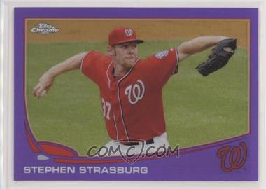 2013 Topps Chrome - [Base] - Retail Purple Refractor #50 - Stephen Strasburg