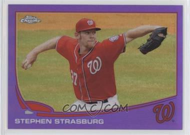 2013 Topps Chrome - [Base] - Retail Purple Refractor #50 - Stephen Strasburg