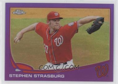 2013 Topps Chrome - [Base] - Retail Purple Refractor #50 - Stephen Strasburg