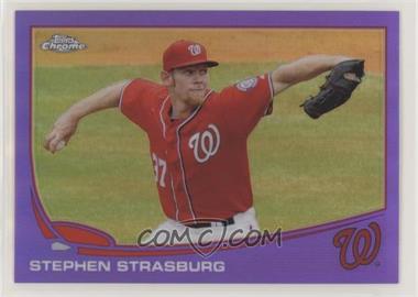 2013 Topps Chrome - [Base] - Retail Purple Refractor #50 - Stephen Strasburg