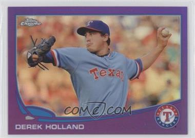 2013 Topps Chrome - [Base] - Retail Purple Refractor #53 - Derek Holland