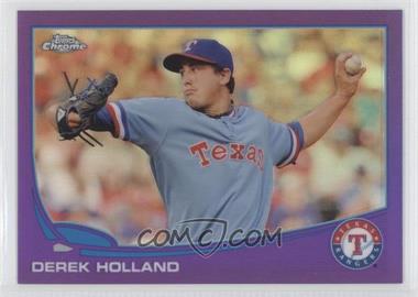 2013 Topps Chrome - [Base] - Retail Purple Refractor #53 - Derek Holland