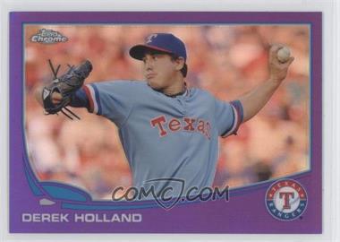 2013 Topps Chrome - [Base] - Retail Purple Refractor #53 - Derek Holland