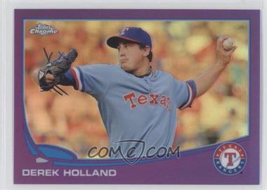 2013 Topps Chrome - [Base] - Retail Purple Refractor #53 - Derek Holland