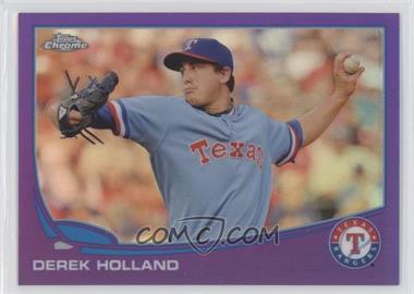 2013 Topps Chrome - [Base] - Retail Purple Refractor #53 - Derek Holland