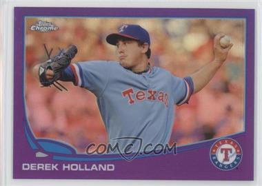 2013 Topps Chrome - [Base] - Retail Purple Refractor #53 - Derek Holland