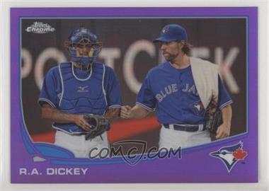 2013 Topps Chrome - [Base] - Retail Purple Refractor #62 - R.A. Dickey [EX to NM]