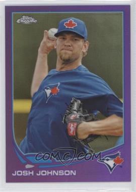 2013 Topps Chrome - [Base] - Retail Purple Refractor #77 - Josh Johnson