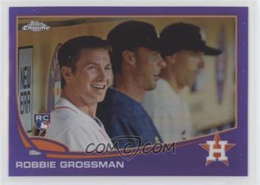 2013 Topps Chrome - [Base] - Retail Purple Refractor #82 - Robbie Grossman [EX to NM]