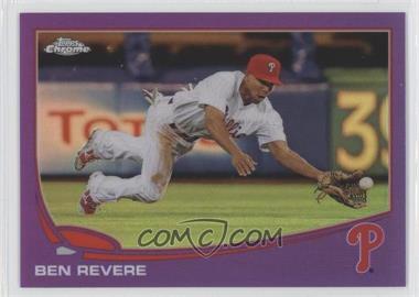 2013 Topps Chrome - [Base] - Retail Purple Refractor #90 - Ben Revere