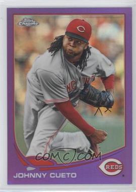 2013 Topps Chrome - [Base] - Retail Purple Refractor #98 - Johnny Cueto