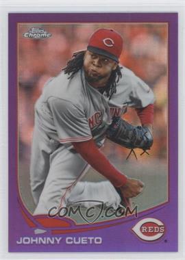 2013 Topps Chrome - [Base] - Retail Purple Refractor #98 - Johnny Cueto