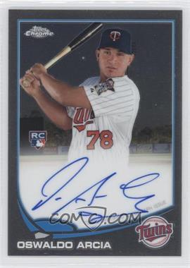 2013 Topps Chrome - [Base] - Rookie Autographs #186 - Oswaldo Arcia