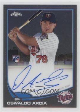 2013 Topps Chrome - [Base] - Rookie Autographs #186 - Oswaldo Arcia