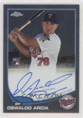 2013 Topps Chrome - [Base] - Rookie Autographs #186 - Oswaldo Arcia