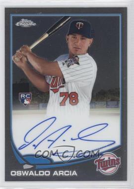 2013 Topps Chrome - [Base] - Rookie Autographs #186 - Oswaldo Arcia