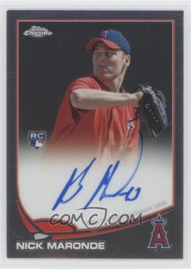 2013 Topps Chrome - [Base] - Rookie Autographs #24 - Nick Maronde [EX to NM]