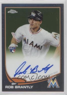 2013 Topps Chrome - [Base] - Rookie Autographs #27 - Rob Brantly